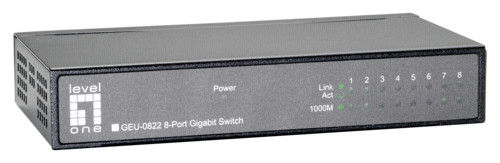 Level One GEU0822 8Port Gigabit Ethernet Switch