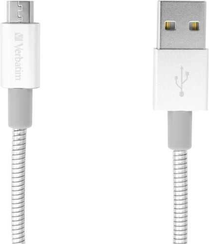 Verbatim Micro USB Cable Sync Charge 100cm silver