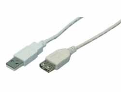 Mcab CABLE USB 2.0 A TO B 1.8M GREY