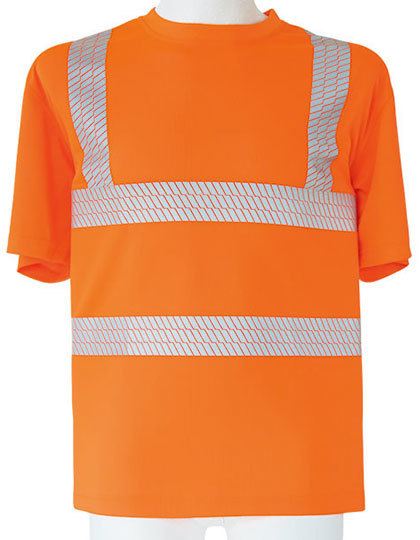 Korntex Hi-Viz Broken Reflective T-Shirt EN ISO 20471
