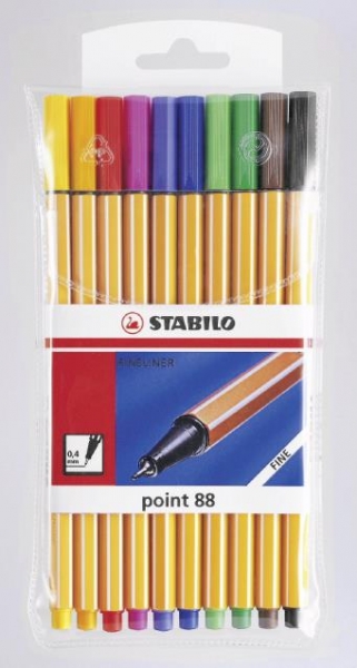 Stabilo POINT 88 FINELINER 10STK 0,4 STB (1 Packung)