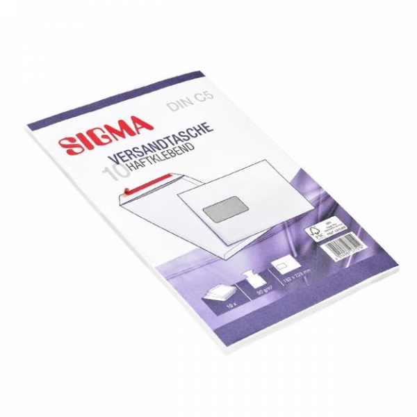 Sigma VERSANDT.MF HK WEI 10STK C5 90G (1 Packung)
