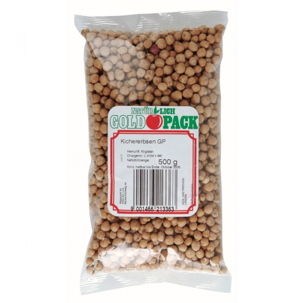Image of 7 Pkg. Goldpack Kichererbsen 500g