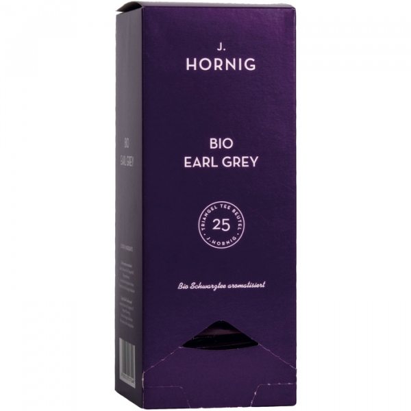 Image of 4 Pkg. Hornig Bio Triangle 25er, Earl Grey