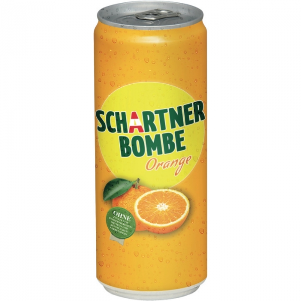 Image of 24 Stk. Schartner Dose Sleek 0,33l, Orange