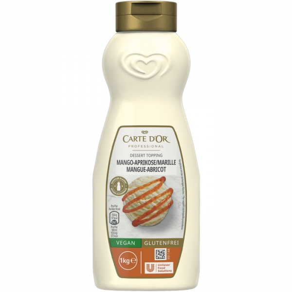 Image of 6 Stk. Carte D'or Dess.Sauce 1kg, Mango/Marille