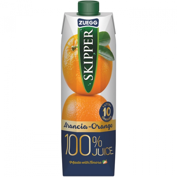 Image of 12 Pkg. Zuegg Orange 100% Tetra 1l