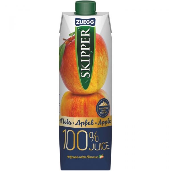 Image of 12 Pkg. Zuegg Apfel 100% Tetra 1l