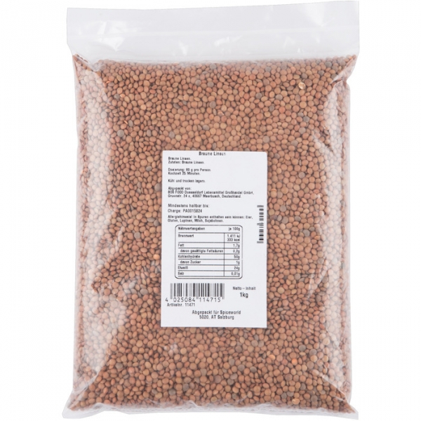 Image of Linsen braun klein 1kg