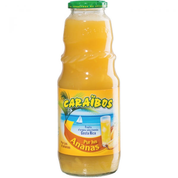 Image of 6 Fl. Caraibos Direktsaft 1l, Ananas