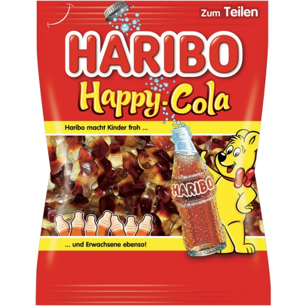 Image of 30 Pkg. Haribo Beutel 200g, Happy Cola