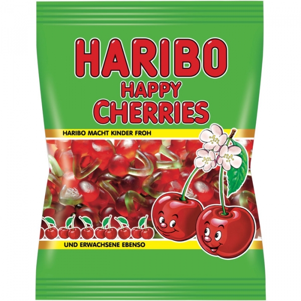 Image of 30 Pkg. Haribo Beutel 200g, Happy Cherries