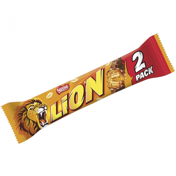 Image of 28 Stk. Lion Peanut 2 Pack 62g