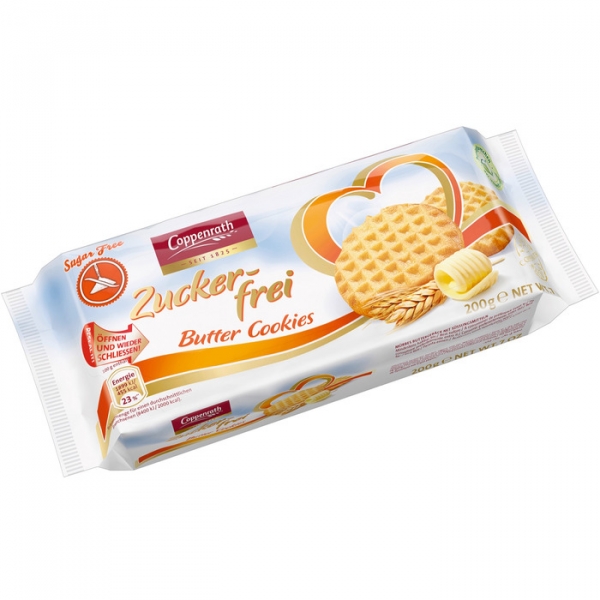 Image of 7 Pkg. Coppenrath Cookies ZF 200g, Butter