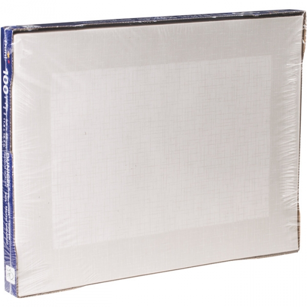 Image of 5 Pkg. Duni Tischs. 30x40 100er, Linnea weiss