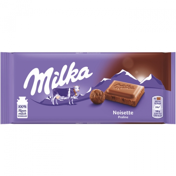 Image of 23 Stk. Milka Schoko 100g, Noisette