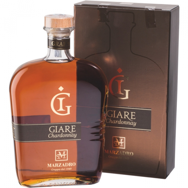 Image of 3 Fl. Marzadro Grappa Le Giare Chardonnay 2l
