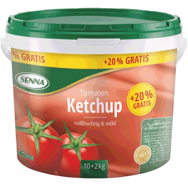 Senna Ketchup mild +20%gratis 10kg