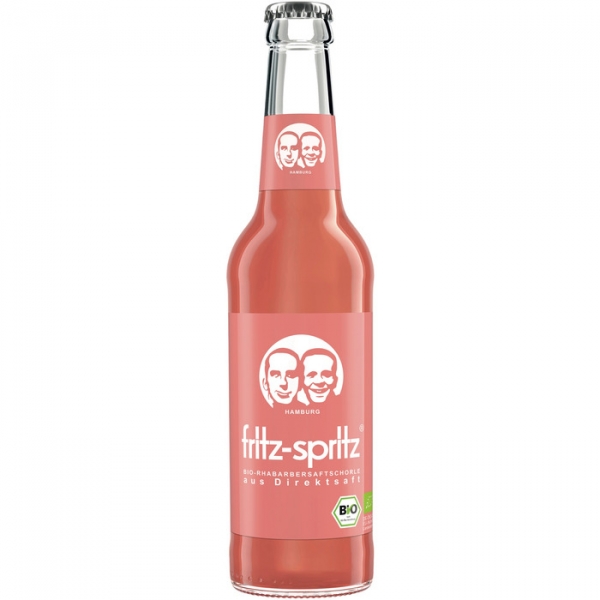 Image of 24 Fl. Fritz Spritz Bio Rhabarber MW 0,33l