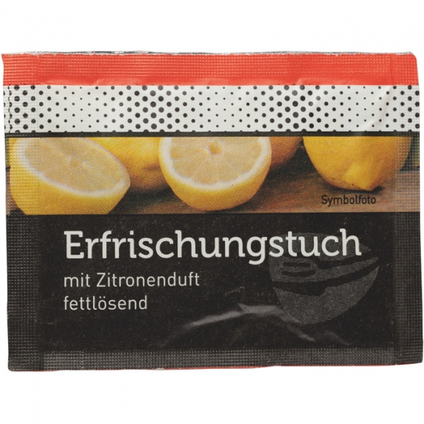 Image of 4 Pkg. Quality Erfrischungstuch Cit.14x18 250er