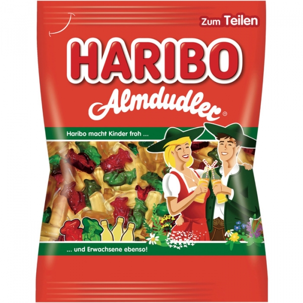 Image of 18 Pkg. Haribo Beutel 175g, Almdudler