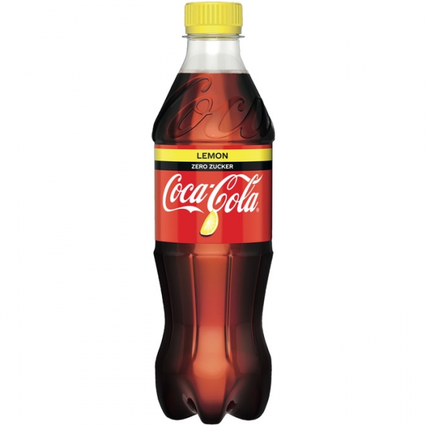 Image of 24 Fl. Coca Cola Lemon Zero PET 0,5l