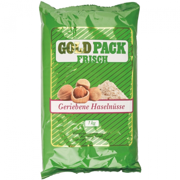 Goldpack frisch Haselnüsse gerieben 1kg
