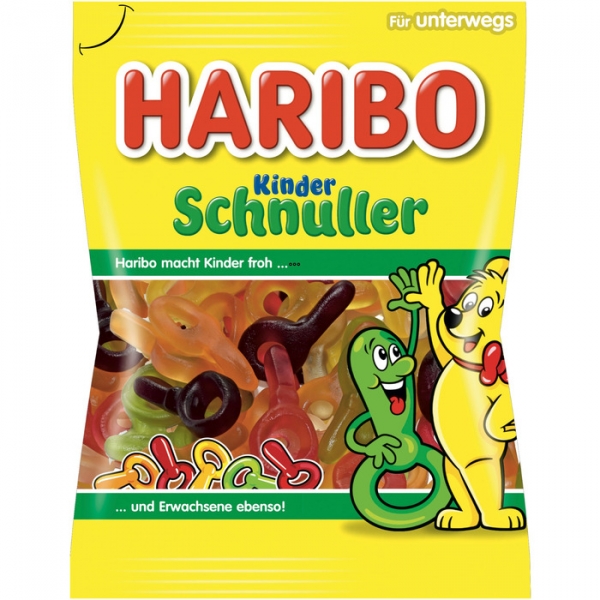Image of 24 Pkg. Haribo Beutel 100g, Kinder Schnuller