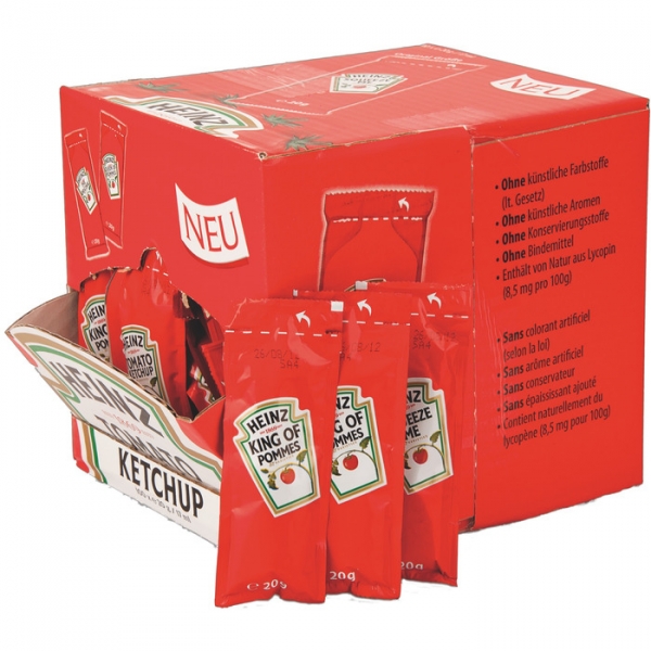 Image of Heinz Cube Ketchup PP 100x20g
