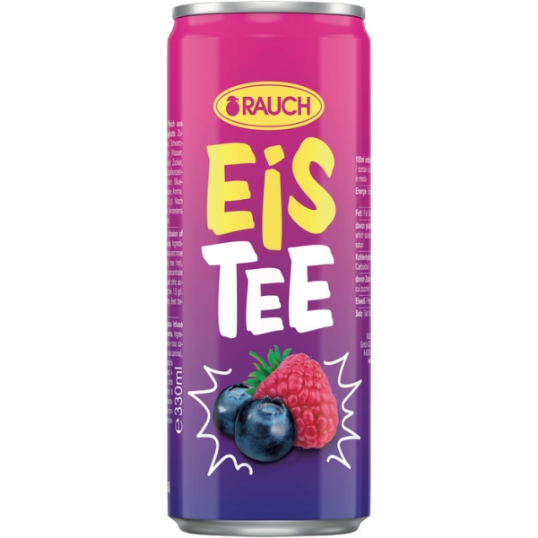 Image of 24 Stk. Rauch Eistee Dose 0,33l, Berries