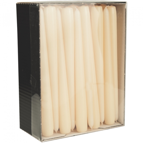 Image of 6 Pkg. Spitzkerzen 250x25mm 50er bisquit