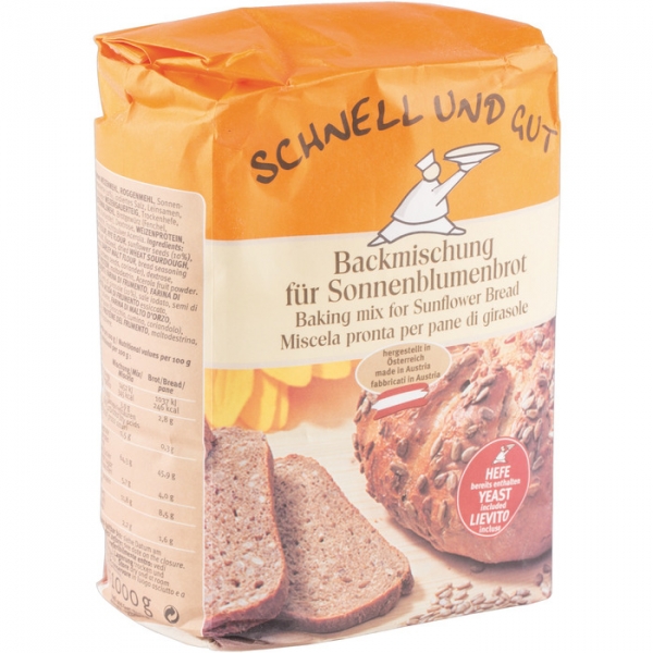 Image of 5 Pkg. S&G Brotbackmischung Sonnenblume 1kg