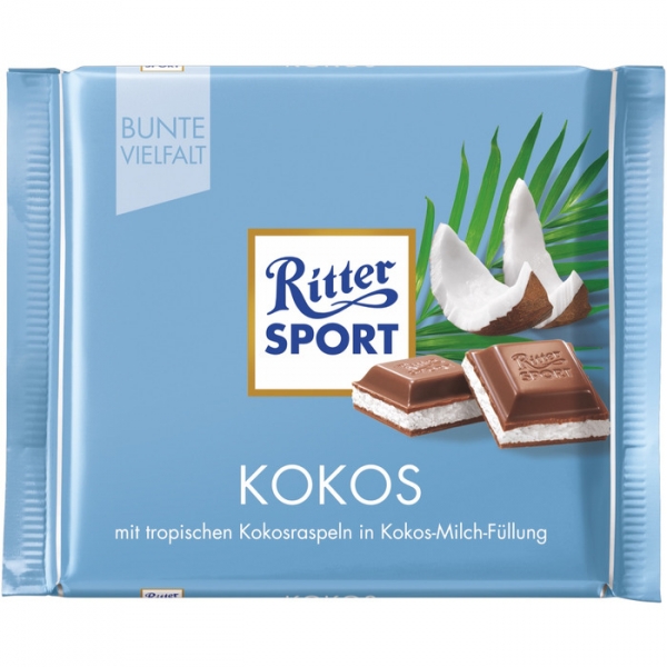 Image of 16 Pkg. Ritter Sport 5x100g, Kokos