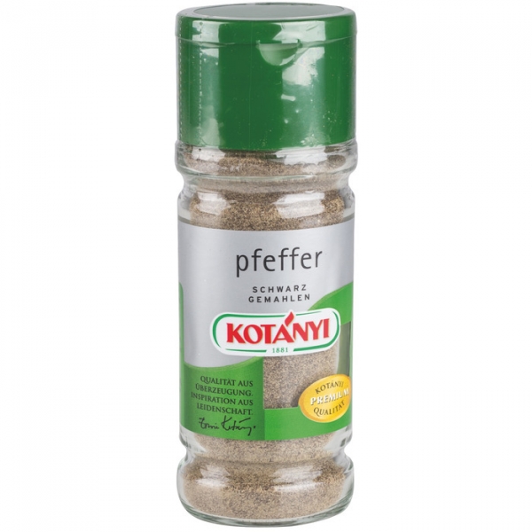 Image of 4 Stk. Kotanyi Pfeffer schwarz gemahlen 225ccm