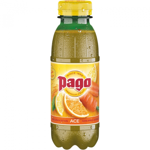 Image of 12 Fl. Pago Orange Karotte Zitr. ACE PET 0,33l
