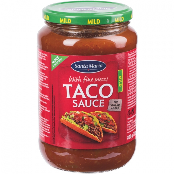 Image of 8 Stk. Santa Maria Sauce 800g, Mild