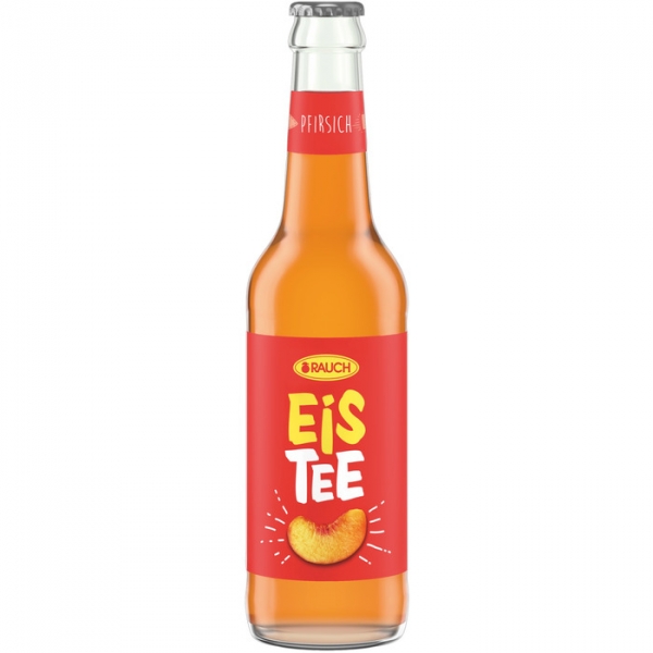 Image of 24 Fl. Rauch Eistee MW 0,33l, Pfirsich