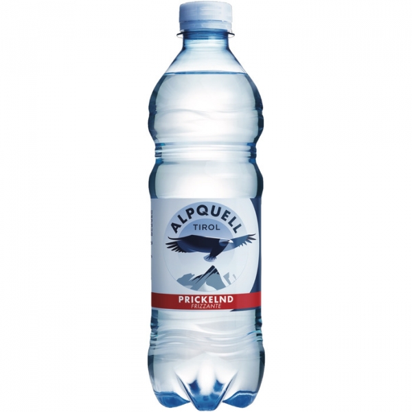 Image of 6 Fl. Alpquell PET 0,5l, Prickelnd