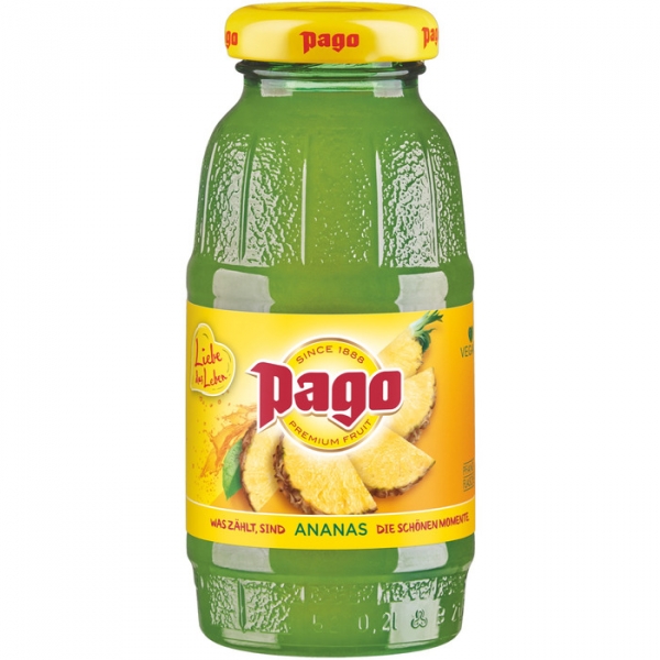 Image of 24 Fl. Pago Ananassaft EW 0,2l