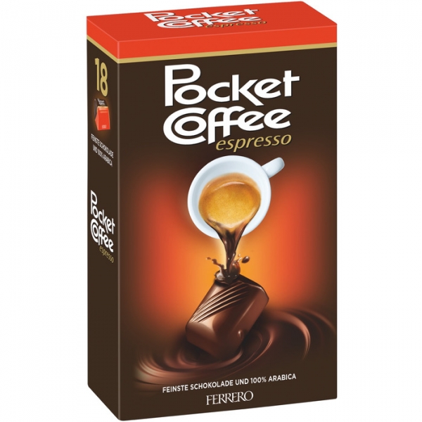Image of 6 Pkg. Pocket Coffee T18 225g