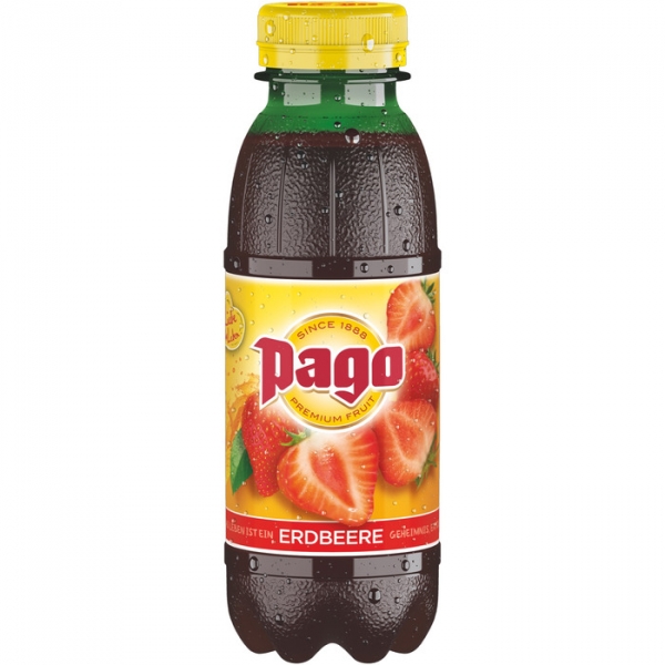 Image of 12 Fl. Pago Erdbeere PET 0,33l