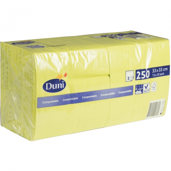 Image of 4 Pkg. Duni Zell.Serv.1/4 3lag33/250er, Kiwi
