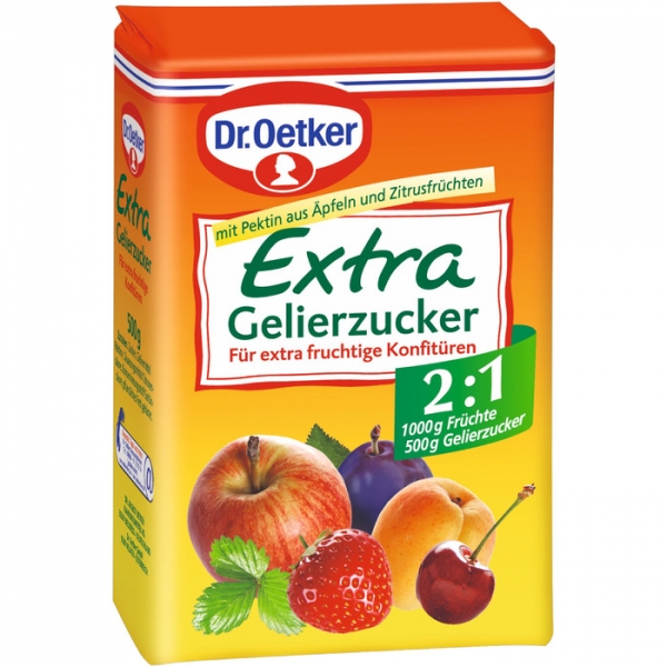 Image of 21 Pkg. Oetker Extra Gelierzucker 2:1 500g