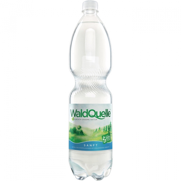 Image of 6 Fl. Waldquelle PET 1,5l, Sanft