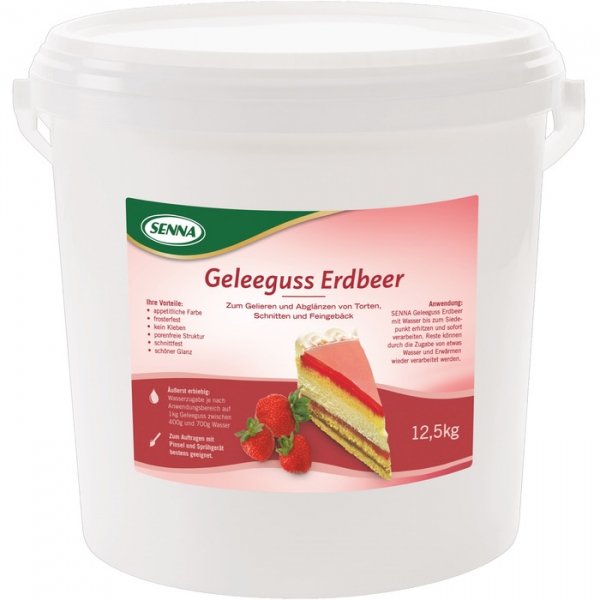 Image of Senna Geleeguss 12,5kg, Erdbeer