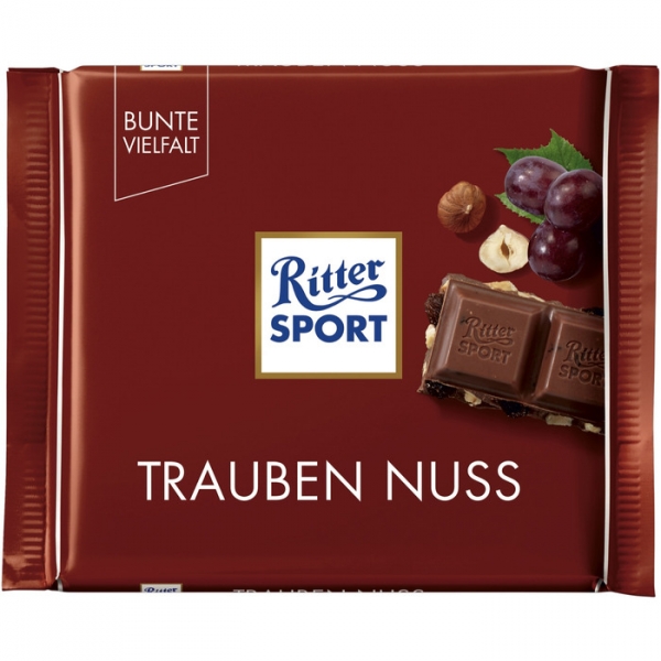 Image of 16 Pkg. Ritter Sport 5x100g, Trauben Nuss