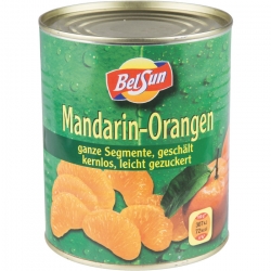   12 Stk. Mandarinorangen l.g. 850ml 