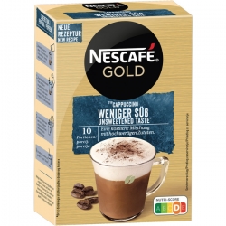   6 Pkg. Nescafe Gold 10 Btl., Cappuccino w. sss 