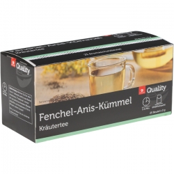   10 Pkg. Quality Tee 25er, Fenchel Anis Kmmel 