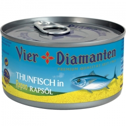   12 Stk. 4 Diamant Thunfisch in Rapso-l 195g 